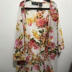 Flowy Floral Cardigan